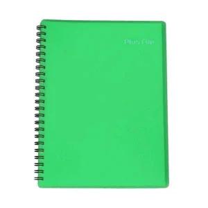 [셀러에이드]메카라인 플러스화일 30매 연두 PP재질/트윈스프링 박스(40개입)