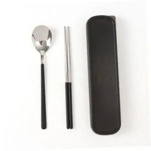휴대용 수저 개인 숟가락 젓가락 실버 여행식기