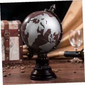 [셀러에이드]저금통 클래식 지구본 동전 저축 용기 인테리어 소품 장식