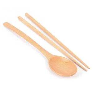 [골드스마일]비취우드 원목 수저 젓가락 숫가락 옻칠 스푼 나무