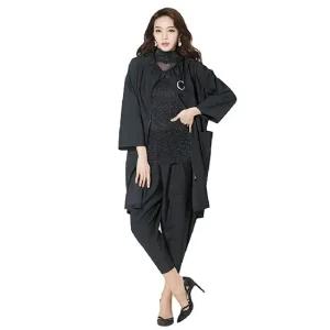 시크한빅사이즈롱재킷