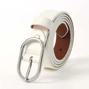 레아여성소가죽벨트(화이트)핀버클청바지벨트 여성벨트 패션벨트 캐쥬얼벨트 캐주얼벨트 가죽벨트