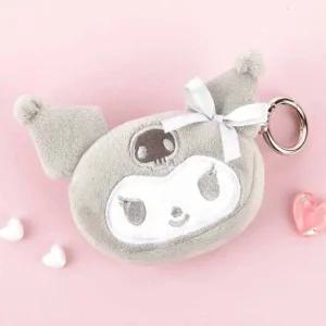 쿠로미 산리오 디테일 구성 실버 미니파우치