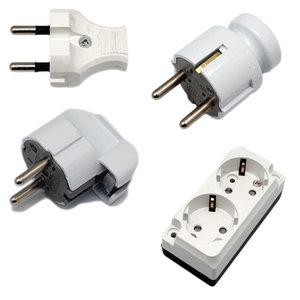 AC 접지 플러그 DIY 방우형 접지 콘센트 3구 2구 노출 220v