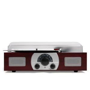LP턴테이블 레코드 플레이어 FM라디오를 하나로/톤암기능/오토stop/7인치재생 인테리어 부모님선물