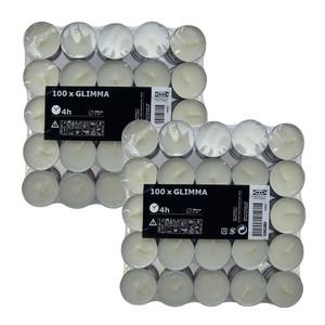 이케아 양초(38mm) 글림마 무향 100입 2개