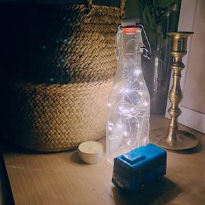 LED 와이어 미니 전구 무드등 CR건전지 2m 1m 줄전구