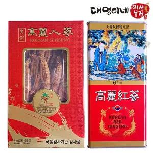 [대명이네 인삼농장]6년근 홍삼 대편 11~20뿌리(300g)/건홍삼