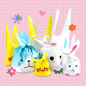 노크원 보자기 봉투 50매입 비닐 소형 대형 다양한 사이즈 선물 간식 구디백 답례 포장 귀여운 어린이