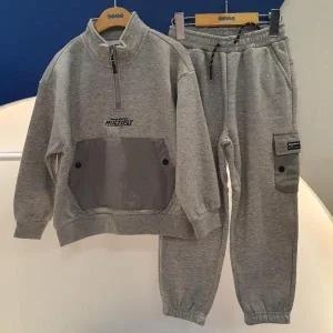 [에스핏] HC08 화섬배색 반집업세트TR 에스핏주니어 남아/겨울 기모 상하세트  SJY (S23506634