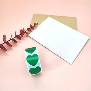 [KGPQW531_4B]그린 롤스티커 칭찬스티커 하트