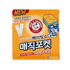 암앤해머 부직포 베이킹소다 탈취제 100g 4개입 1개