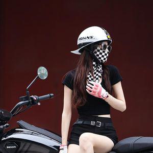 스냅백 헬멧 오토바이 바이크 스쿠터 반모 할리 여름 하이바 고글