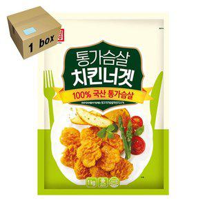 [기타]한성 통가슴살 치킨너겟 1box (1kg x10개)