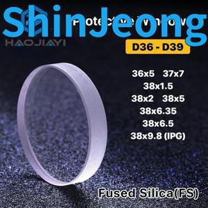 납품전문 레이저 보호 창 D36 - 39 섬유 1064nm Precitec Raytools WSX 36x5 37x7용 석영 융합 실리카