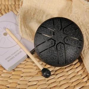 명상 타악기 빗방울 레인 드럼 스틸 텅 반려악기 행 힐링악기 6음계 손 스틱