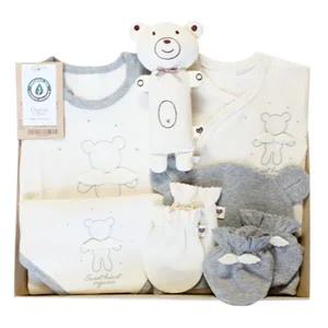[보리보리/스윗하트]오가닉 프리미엄 드림베어 신생아 선물세트(7종)