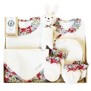 [보리보리/스윗하트]오가닉 프리미엄 메이플라워 신생아선물세트(여름7종)