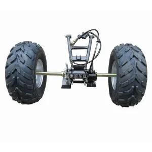 ATV 4륜 오토바이 휠 트레일러 리어액슬 액 A. 후면 액슬 세트바퀴 없음 핸드 브레이크