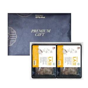 바베큐아저씨의 프리미엄 양념 LA갈비 선물세트 1kg+1kg