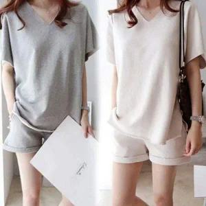 [골드스마일]반바지 빈티지 URD 021 여자반팔세트 반팔 반팔세트