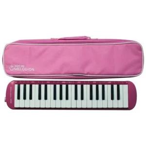 SR 영창 멜로디언 일반형 핑크 YM-37P선물용 학교 교육용악기 유치원 음악시간 어린이