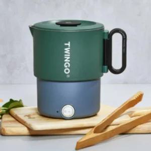 도무스 접이식 라면 포트 여행용 캠핑 110V 겸용 그린