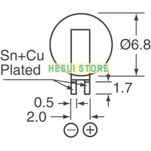 1/10pcs 3.3V 0.22F 칩 패러드 커패시터 DCK-3R3E224U-E 슈퍼 Ultracapacitor