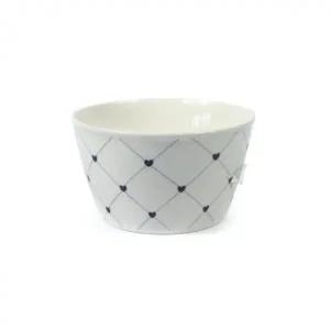 ( )도자기 공기 세트 4p 체크하트 식기류 식기용품