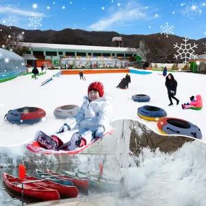 [경주] 국민 힐링파크 토끼섬 얼음왕국 눈썰매장/겨울/경주가볼만한곳/경남/썰매/눈/데이트/아이와함께/가볼만한곳/실외