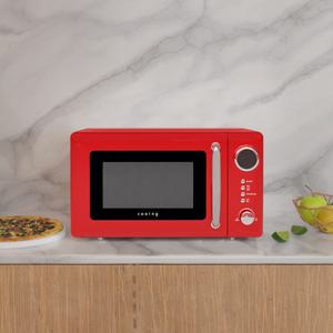 쿠잉 레트로 전자레인지 MC-R20E 레드 20L 미니 소형