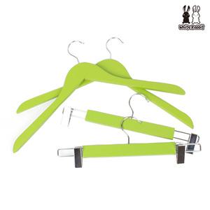 화이트래빗 프리미엄 원목옷걸이10p 집게 바지걸이10p