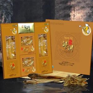 [하늘내린 황태]인제 용대리 황태선물세트1호(진)/황태포8미+통황태2미+황태채400g+양념장