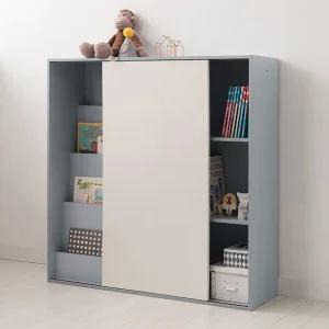 리바트 꼼므 슬라이딩 전면책장(3색)