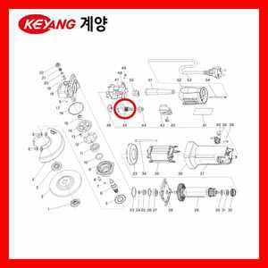 그라인더부품-스위치 DG100B/PG6/MBC03용 계양순정