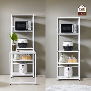 아로하 전자렌지 철제 4단선반 오픈 식탁 렌지대 600