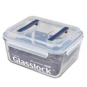 글라스락 직사각핸디 대용량 밀폐용기6000ml/4500ml