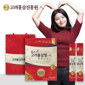 [고려홍삼진흥원]6년근 홍삼정 스틱 100포 타워형 [디자인쇼핑백]