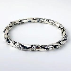 드래곤 실버 체인 은팔찌 커플 남자 여자