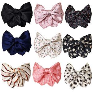 샤틴 리본핀. 고급헤어핀. 왕리본 국내산