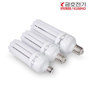 금호전기 번개표 LED전구 콘벌브 E26 E39 35W 50W bulb 콘램프 보안등 대모갈 소모갈 LED램프
