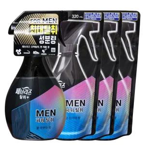 페브리즈 맨 쿨아쿠아 370ml+320mlx3개 섬유탈취제
