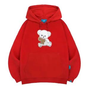 엘라모 기모H 베이비베어 후드티 남녀공용 빅사이즈 M~4XL