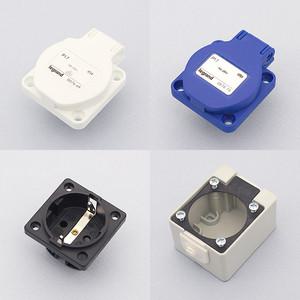 르그랑 빌트인 원형 방우 방수 매입 콘센트 1구 판넬 소켓 커버 노출 박스