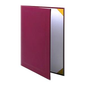 우단(벨벳)상장케이스 - (꽃자주색/완자있음)