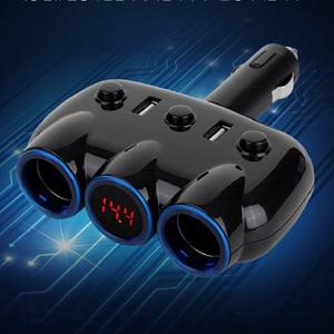 코시 차량용 USB 2포트 멀티 시거잭 2구 핸드폰 충전기 / 자동차 휴대폰 스마트폰 동시충전 시가잭 추천