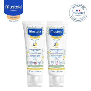 [무스텔라][공식수입원] 무스텔라 너리싱 크림 위드 콜드 크림 40ml 2개