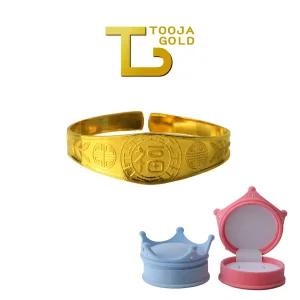 3종 순금 이쁜 돌팔찌 11.25g 천사 왕자 복 날개 백일 돌잔치 첫돌 조카 아기 선물