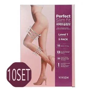 [롯데백화점]비비안 (10족set) 퍼팩트 슬림핏 1단계 압박스타킹 PH2451