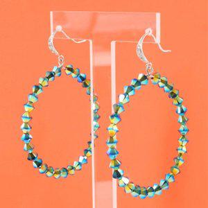 [쥬아나윤] 실버 스와로브스키 링 귀걸이